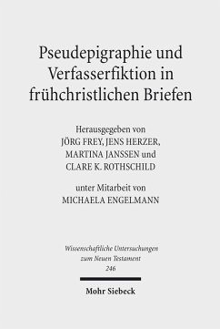 Pseudepigraphie und Verfasserfiktion in frühchristlichen Briefen (eBook, PDF)