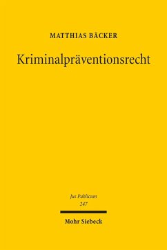 Kriminalpräventionsrecht (eBook, PDF) Cover Kriminalpräventionsrecht (eBook, PDF)