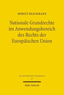 Cover Nationale Grundrechte im Anwendungsbereich des Rechts der Europäischen Union (eBook, PDF)
