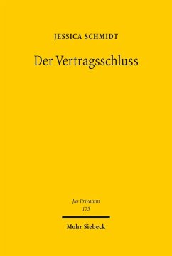 Der Vertragsschluss (eBook, PDF) - Schmidt, Jessica
