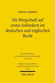 Die Bürgschaft auf erstes Anfordern im deutschen und englischen Recht (eBook, PDF)