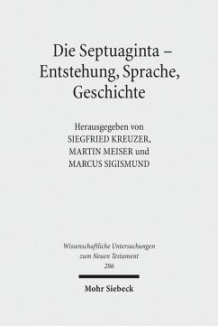 Die Septuaginta - Entstehung, Sprache, Geschichte (eBook, PDF)