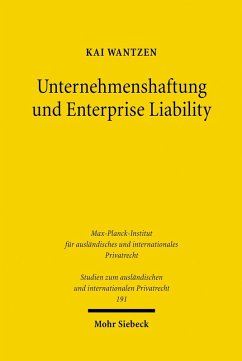 Unternehmenshaftung und Enterprise Liability (eBook, PDF) - Wantzen, Kai