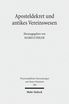 Cover Aposteldekret und antikes Vereinswesen (eBook, PDF)