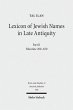 Lexicon of Jewish Names in Late... - Bild 1