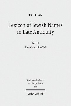 Lexicon of Jewish Names in Late Antiquity (eBook, PDF) - Ilan, Tal