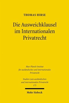 Cover Die Ausweichklausel im Internationalen Privatrecht (eBook, PDF)