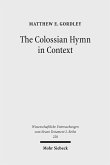The Colossian Hymn in Context (eBook, PDF)