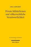 Private Militärfirmen und völkerrechtliche Verantwortlichkeit (eBook, PDF)