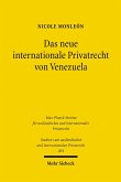 Das neue internationale Privatrecht von Venezuela (eBook, PDF)