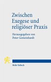 Zwischen Exegese und religiöser Praxis (eBook, PDF)