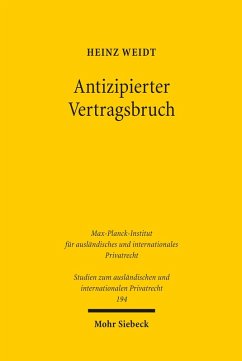 Antizipierter Vertragsbruch (eBook, PDF) - Weidt, Heinz