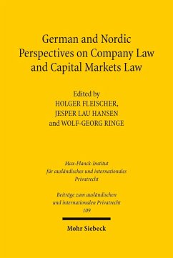 German and Nordic Perspectives on Company Law and Capital Markets Law (eBook, PDF)