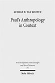 Paul's Anthropology in Context (eBook, PDF)