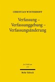 Verfassung - Verfassunggebung - Verfassungsänderung (eBook, PDF)