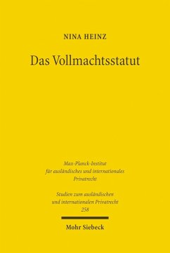 Das Vollmachtsstatut (eBook, PDF) - Heinz, Nina