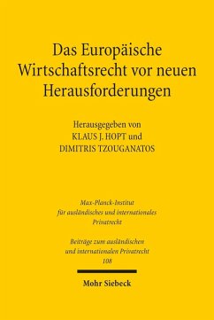 Das Europäische Wirtschaftsrecht vor neuen Herausforderungen (eBook, PDF)