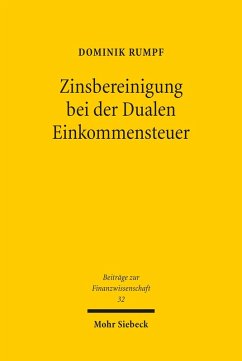 Cover Zinsbereinigung bei der Dualen Einkommensteuer (eBook, PDF)
