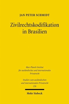 Zivilrechtskodifikation in Brasilien (eBook, PDF) - Schmidt, Jan Peter
