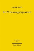 Der Verfassungsorganstreit (eBook, PDF)