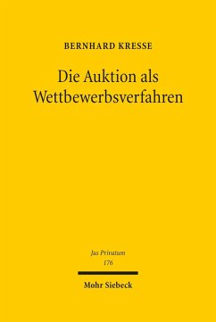 Cover Die Auktion als Wettbewerbsverfahren (eBook, PDF)