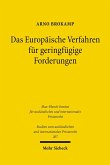 Das Europäische Verfahren für geringfügige Forderungen (eBook, PDF)