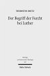 Der Begriff der Furcht bei Luther... - Bild 1