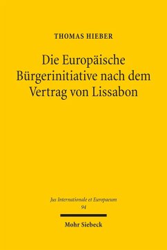 Die Europäische Bürgerinitiative nach dem Vertrag von Lissabon (eBook, PDF) - Hieber, Thomas