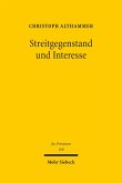 Streitgegenstand und Interesse (eBook, PDF)