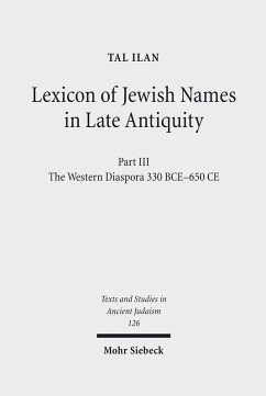 Lexicon of Jewish Names in Late Antiquity (eBook, PDF) - Ilan, Tal