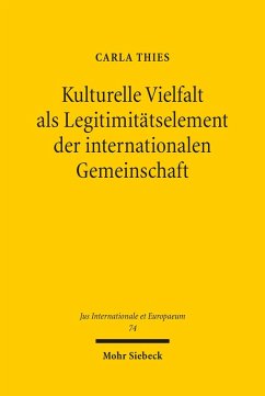 Kulturelle Vielfalt als Legitimitätselement der internationalen Gemeinschaft (eBook, PDF) Cover Kulturelle Vielfalt als Legitimitätselement der internationalen Gemeinschaft (eBook, PDF)