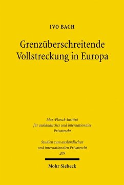 Grenzüberschreitende Vollstreckung in Europa (eBook, PDF) - Bach, Ivo