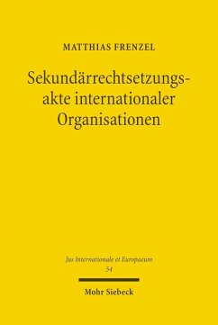 Cover Sekundärrechtsetzungsakte internationaler Organisationen (eBook, PDF)