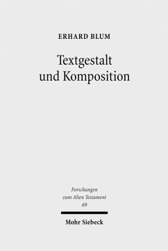 Textgestalt und Komposition (eBook, PDF) - Blum, Erhard