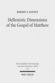 Hellenistic Dimensions of the Gospel of Matthew (eBook, PDF)