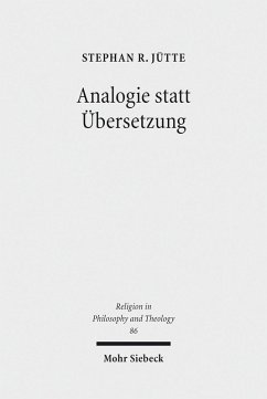 Analogie statt Übersetzung (eBook, PDF) - Jütte, Stephan R.