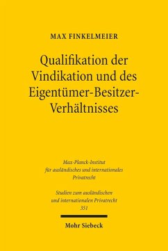 Qualifikation der Vindikation und des Eigentümer-Besitzer-Verhältnisses (eBook, PDF) Cover Qualifikation der Vindikation und des Eigentümer-Besitzer-Verhältnisses (eBook, PDF)
