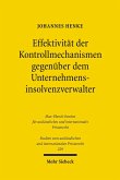 Effektivität der Kontrollmechanismen gegenüber dem Unternehmensinsolvenzverwalter (eBook, PDF)
