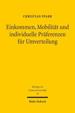 Cover Einkommen, Mobilität und individuelle Präferenzen für Umverteilung (eBook, PDF)