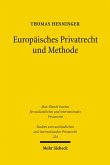 Europäisches Privatrecht und Methode (eBook, PDF)