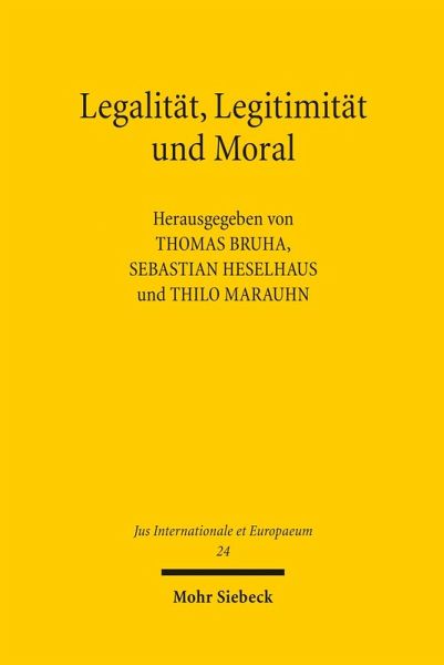 Legalität, Legitimität und Moral (eBook, PDF)