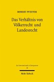 Das Verhältnis von Völkerrecht und Landesrecht (eBook, PDF)
