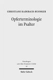 Opferterminologie im Psalter (eBook, PDF)