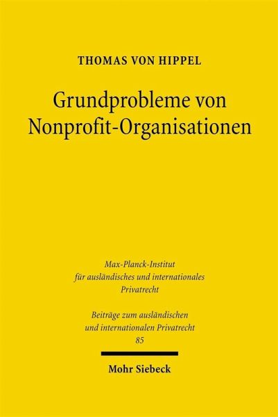 Grundprobleme von Nonprofit-Organisationen (eBook, PDF) Grundprobleme von Nonprofit-Organisationen (eBook, PDF)