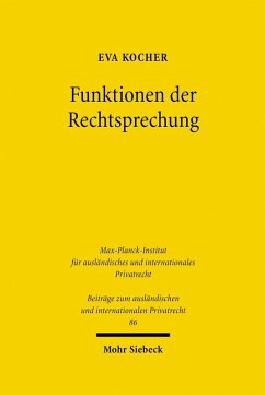 Funktionen der Rechtsprechung (eBook, PDF) - Kocher, Eva