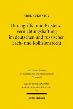 Durchgriffs- und Existenzvernichtungshaftung im deutschen und russischen Sach- und Kollisionsrecht (eBook, PDF) - Aukhatov, Adel