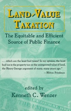 Land-Value Taxation (eBook, ePUB) - Wenzer, K. C.