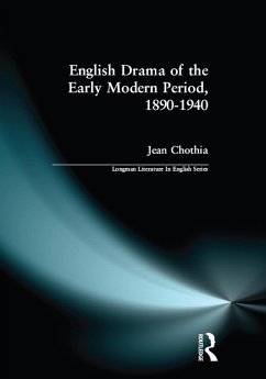 Cover English Drama of the Early Modern Period 1890-1940 (eBook, PDF)