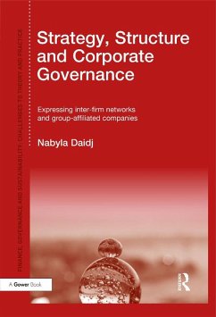 Cover Strategy, Structure and Corporate Governance (eBook, PDF)