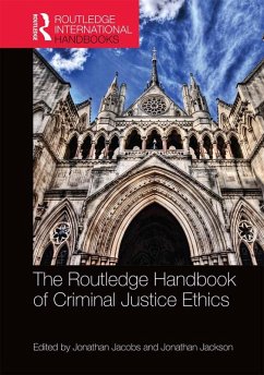The Routledge Handbook of Criminal Justice Ethics (eBook, ePUB)